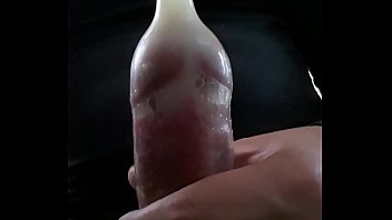 Huge cum condom